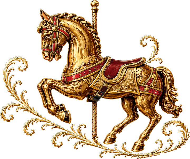 Village Vintage carousel horse